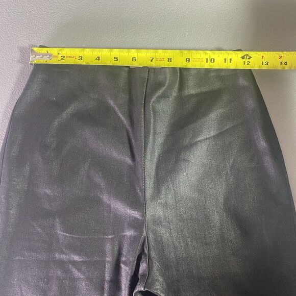 NWOT TUCKERNUCK Ashford Pants Wax Shimmer Kick Ankle Stretch Womens S Black - Picture 5 of 10